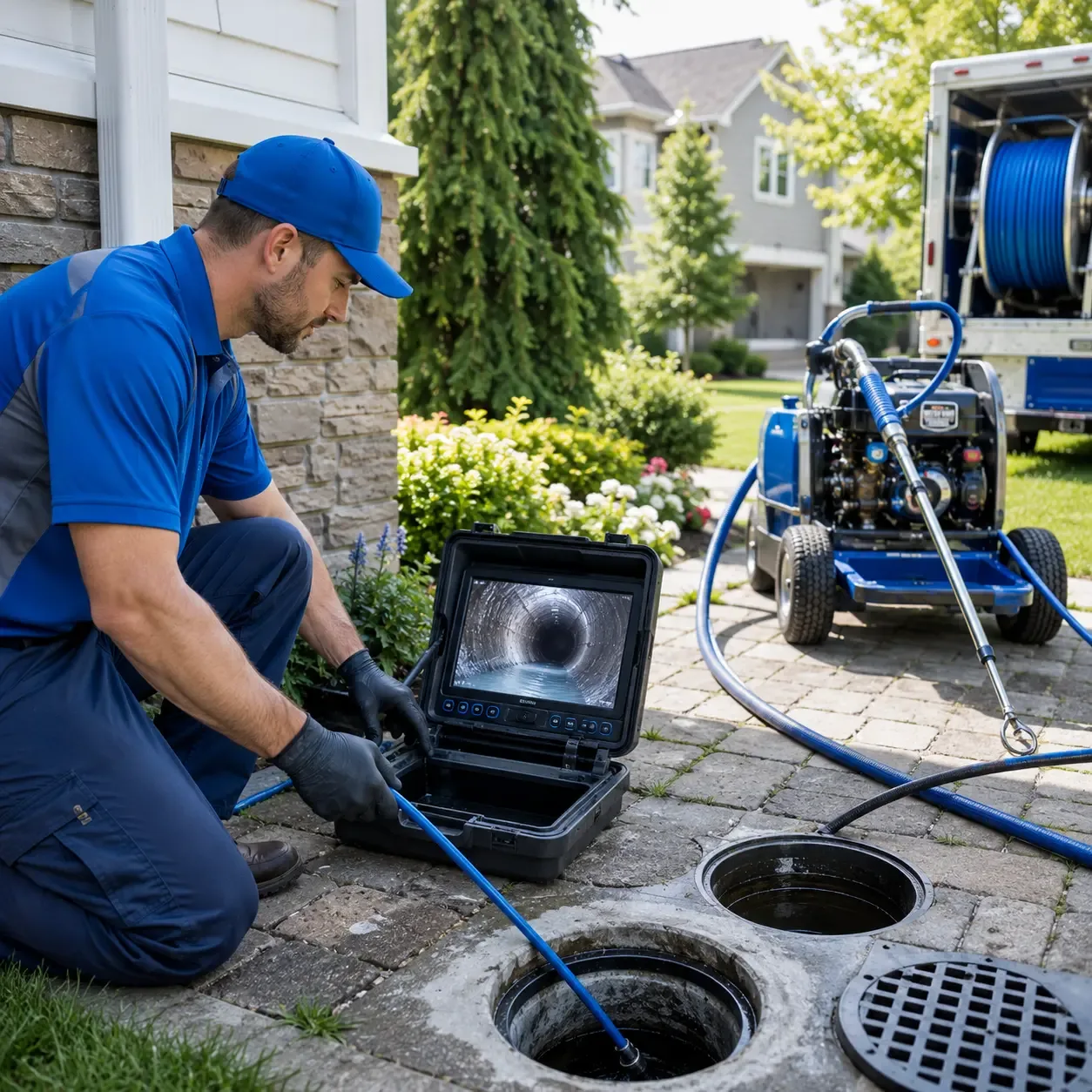 Outdoor drain cleaning professionals serving Offutt Afb, NE